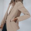 Cicy Bell Womens Casual Blazers Open Front Long Sleeve Work Office Suit Jackets Blazer