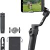 DJI Osmo Mobile 6 Gimbal Stabilizer for Smartphones, 3-Axis Phone Gimbal, Built-In Extension Rod, Object Tracking, Portable and Foldable, Vlogging Stabilizer, YouTube TikTok, Slate Gray