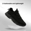 Men's Running Shoes Slip on Walking Shoes Lightweight Sneakers Tennis Workout Casual Breathable Shoes for Sports Gym