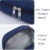 E-Tree Storage Pouch for Small Electronics and Accessories,Tech Bag,Electronic Organizer Case Compatible with MacBook Laptop Charger,Mouse,Cables,Hub,Power Bank,Earphone,Toiletries Cosmetics (Blue)