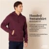 Amazon Essentials Men's Sweatshirt Hoodie, Big & Tall Options Available