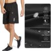 NORTHYARD Men's Athletic Running Shorts Quick Dry Workout Shorts 7"/ 5"/ 9" Lightweight Sports Gym Basketball Shorts Hiking