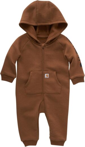 Carhartt Baby Boys' Long-Sleeve Zip-Front Hooded Coverall