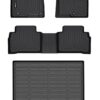 All Weather Car Floor Mats & Cargo Liner for 2022-2025 Hyundai Tucson (No Hybrid Models) Custom Fit Full Set Accessories - Black