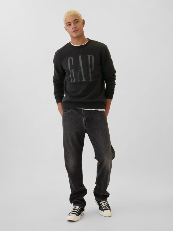 GAP Men's Logo Fleece Crew Sweatshirt