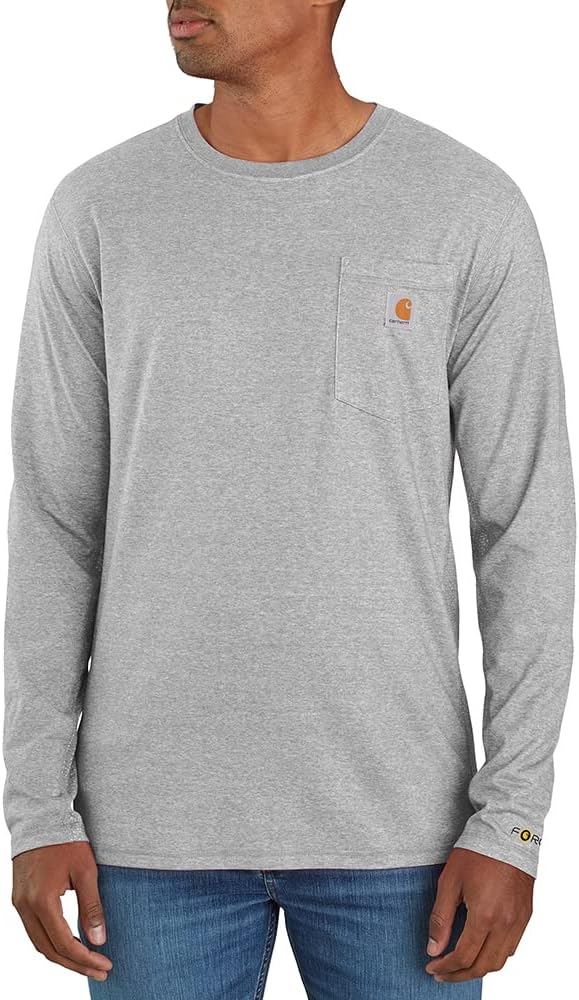 Carhartt Men's Force Relaxed Fit Midweight Long-Sleeve Pocket T-Shirt