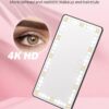 JOYTUTUS Car Sun Visor Vanity Mirror, Car Vanity Mirror With Lights, Makeup Mirror with 3 Light Modes & 60 LEDs, Rechargeable Car Mirror Dimmable Touch Control Travel Makeup Mirror for Car Truck SUV