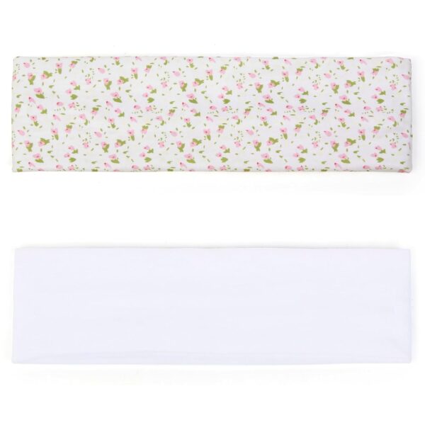 TERSE Fashion Women's Headbands for Short Hair Non Slip Elastic Floral Hairbands, Soft Fabric 2 Inches Thick Stripe Head Bands for Girls, Valentine's Day Heart Headbands