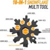 Gifts for Men, 18-in-1 Snowflake Multitool, Unique Mens Gifts, Birthday Gifts for Men Dad Him Husband Grandpa, Dad Gifts for Men Who Have Everything, Cool Gadgets Tools for Men