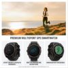 Garmin fēnix® 8 – 51 mm, Solar, Sapphire, Premium Multisport GPS Smartwatch, Long-Lasting Battery Life, Dive-Rated, Built-in LED Flashlight, Carbon Gray DLC Titanium with Pebble Gray Band