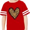 Toddler Valentines Day Shirt for Boys Girls: Valentine Heart Graphic Tshirts Kids Valentine's Day Outfit Love Heart Tee