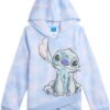 Disney Lilo & Stitch Girls French Terry Crossover Hoodie Toddler to Big Kid