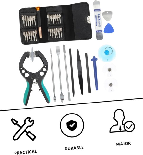 jojofuny 39 1 Phone Repair Tool Set Precision Screwdrivers & Tweezers for Repairing Essential Screwdriver Kit for Electronics Laptops and Gadgets