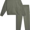 Volcom Boys' Jog Set - 2 Piece Soft Fleece Active Set Boys Hoodie Sweatshirt and Jogger Pants - Cozy Boys Jogger Set (4-20)