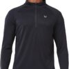 NORTHYARD Men's Running Shirt Long Sleeve Quarter Zip Pullover Moisture Wicking Quick Dry Athletic Workout Shirts