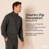 Amazon Essentials Men's Long-Sleeve Quarter-Zip Fleece Sweatshirt