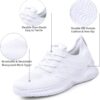 Womens Walking Tennis Shoes - Slip On Memory Foam Lightweight Casual Sneakers for Gym Travel Work