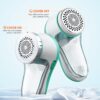 POPCHOSE Fabric Shaver, Lint Remover for Clothes, Electric Lint Shaver with 6-Leaf Blades, Sweater Shavers to Remove Pilling for Clothing, Couch, Furniture, Fuzz, Lint Ball, Bobbles, Spring Green