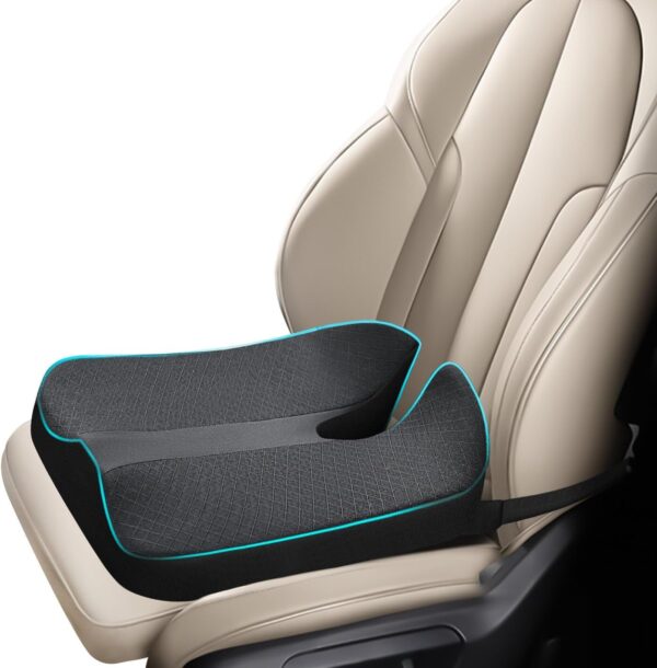 Heightening Truck Seat Cushion for Broader Vision, Car Seat Cushion for Car Seat Driver Truck Driver, Sciatica Pain Relief Pillow Tailbone Pain Relief Cushion for Long Time Driving