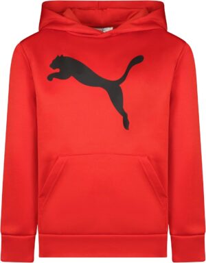 PUMA Boys' Logo Pullover Hoodie