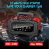 YONHAN Battery Charger 0-20A 12V/24V LiFePO4 Lead Acid Fully Automatic Battery Maintainer, Car Battery Trickle Charger Automotive w/Battery Repair, Winter Mode, for AGM, STD, Gel, Deep Cycle Batteries