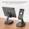 TechGlow Gifts for Men Women Foldable Cellphone Stand with Bluetooth Speaker and Power Bank Birthday Gift Idea for Mom Dad Cool Gadget Tech Gifts