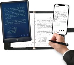 3in1 Syncify Digital Notebook Smart Pen Notebook and Writing Board Set, Real-time Sync for Digitizing, Storing, and Sharing Paper Notes, Compatible with Smartphone (Android and iOS)