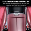 2PCS Car Seat Gap Filler Organizer, Car Seat Gap Organizer with Phone Holder, Car Accessories Car Side Seat Gap Filler for Prevent Falling (Black)