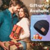 Womens Gifts for Christmas Stocking Stuffer Bluetooth Beanie Women: Ponytail Beanie Bluetooth Hat with Bluetooth Headphones Winter Cap Birthday Gift Ideas for Her Wife Mom Women Who Have Everything