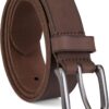 Timberland Men's 35mm Classic Buckle Leather Belt for Jeans