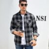 Alex Vando Mens Button Down Shirts Regular Fit Long Sleeve Casual Plaid Flannel Shirt