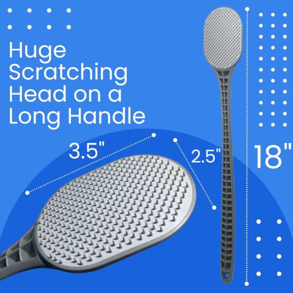 The Ultimate Back Scratcher, Scalp Massager, Back Massager, & Exfoliator Has Large Scratch Surface, Relieves Stress & Anxiety - an All Body Back Scratcher Gives a Deep Soothing Scratch