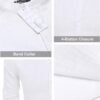 COOFANDY Men's Cotton Linen Henley T-Shirts Long Sleeve Hippie Casual Beach T-Shirts