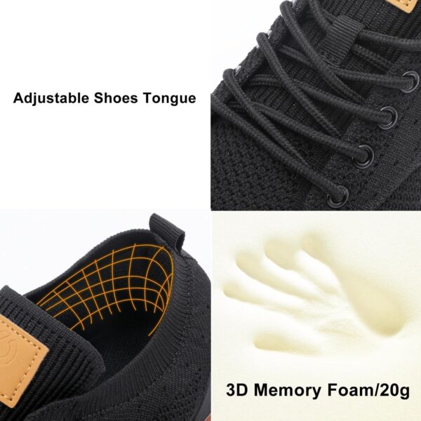 relxfeet Men's Dress Sneakers Fashion Oxfords Business Casual Shoes Wide Toe Box Barefoot Zero Drop Walking Shoes