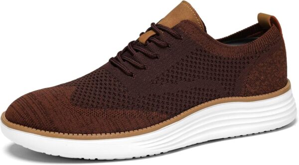 Men's Fashion Dress Sneakers Casual Walking Shoes Mesh Classic Leisure Business Oxfords Comfortable Breathable Lightweight Tennis