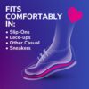 Dr. Scholl's® Love Your Sneakers Full Length Insoles, All-Day Comfort for Slip on & High Top Sneaker, Prevent Discomfort, Arch Support, Absorb Shock, Trim Insert to Fit Shoe, Women Size 6-10, 1 Pair