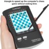 Handheld Electronic Chess Board 8 in 1 Touch Chess Computer Game Ai Chess Up Smart Electronic Chess Set for Adults, Kids,and Beginners Learn and Travel with Stylus Large LCD Display Gift