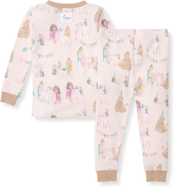 Burt's Bees Baby Baby Girls' Pajamas, Tee and Pant 2-Piece Pj Set, 100% Organic Cotton