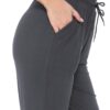 Leggings Depot Women's Relaxed-fit Jogger Track Cuff Sweatpants with Pockets for Yoga, Workout