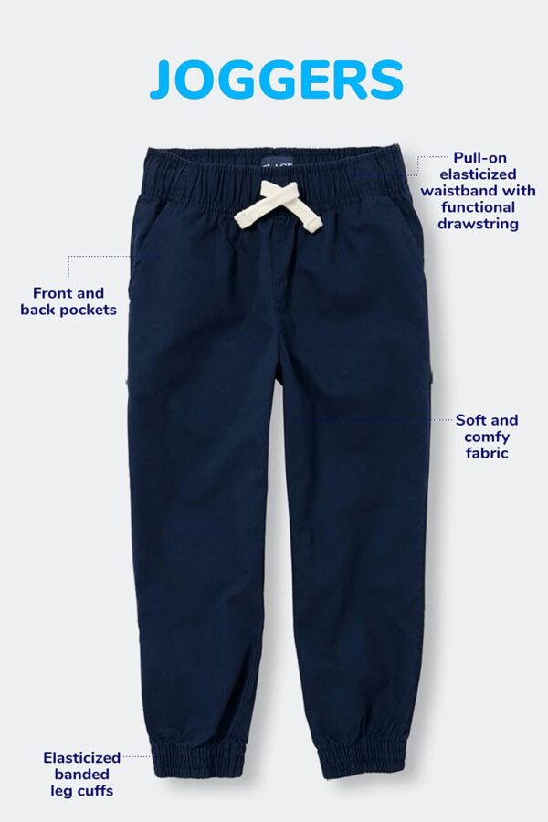 The Children's Place Boys' Stretch Pull on Jogger Pants