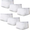 Hanes Men's Moisture-Wicking Cotton Briefs, Available in White and Black, Multi-Packs Available