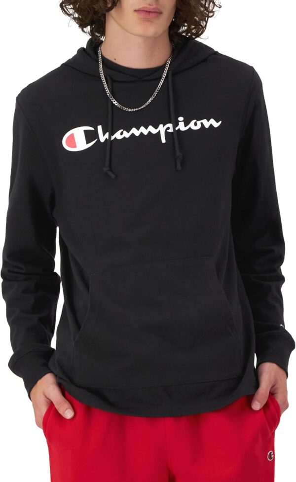 Champion Men's Hoodie, Midweight T-shirt Hoodie, Soft and Comfortable T-shirt Hoodie for Men