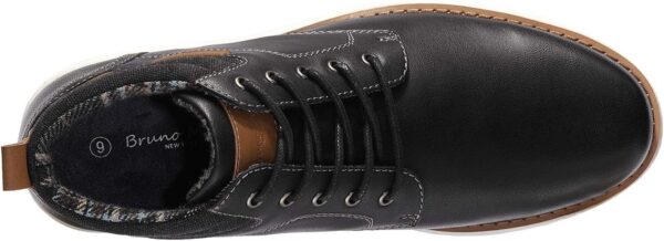 Bruno Marc Men's Mid Top Chukka Sneaker Lace Up Dress Boot