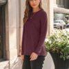 AUTOMET Long Sleeve Shirts for Women Basic Business Casual Tops Work Clothes 2025 Fall Fashion Outfits