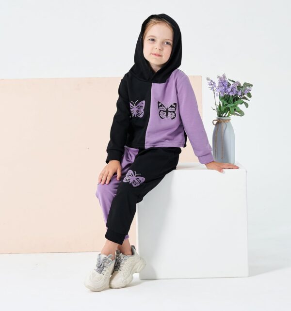 Kid Toddler Girl Clothes - Tie Dye Hoodie Sweatshirt Girl Outfits Pullover Jogger Hooded Sweatpant Set