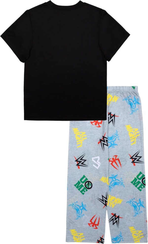 WWE Boys' 2-Piece Loose-fit Pajama Set