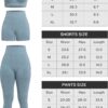 3 Piece Workout Sets for Women Butt Lifting Leggings with High Impact Sports Bra Gym Shorts