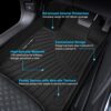 Floor Mats & Cargo Liner for 2021 2022 2023 2024 2025 Buick Envision All Weather Protection TPE Rubber Floor Liners for 2021-2024 Buick Envision Full Set Automotive Mat Accessories, Black