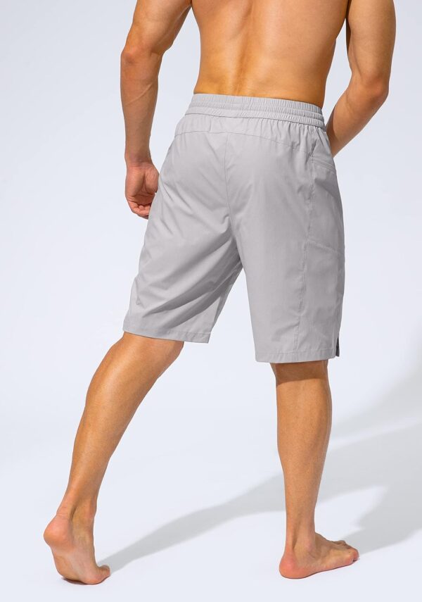 Men's Swim Trunks Quick Dry Board Shorts with Zipper Pockets Beach Shorts Bathing Suits for Men - No Mesh Liner