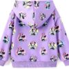 Disney Frozen Elsa Princess Cinderella Belle Stitch Girls Hoodie: Zip up Hooded Jacket/Sweatshirt for Unisex Toddler to Kid